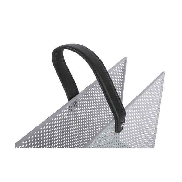 Sivý kovový držiak na časopisy PT LIVING Perky-image-3