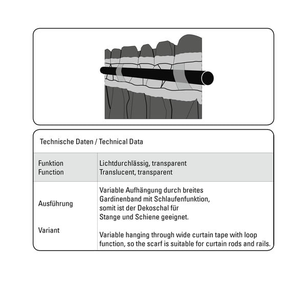 Biela záclona 175x140 cm Grafik - Gardinia-image-2