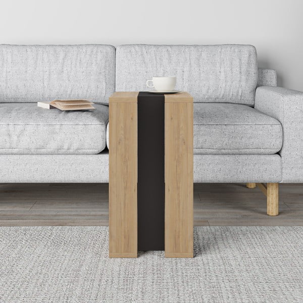 Odkladací stolík v dekore duba 40x30 cm Macha – Marckeric-image-1