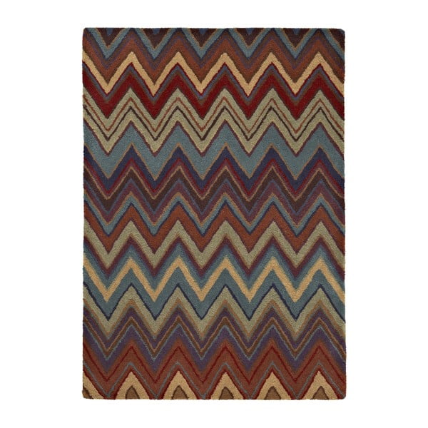 Farebný vlnený koberec Think Rugs Aztec, 120 x 170 cm