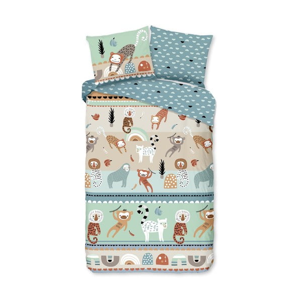 Bavlnené detské obliečky na jednolôžko/predĺžené 140x220 cm Play – Good Morning