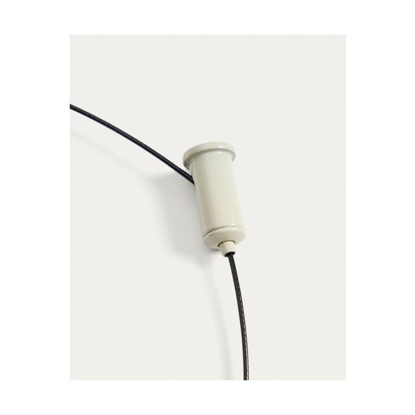 Svetlosivé LED stmievateľné závesné svetlo s kovovým tienidlom Porte – Kave Home-image-3