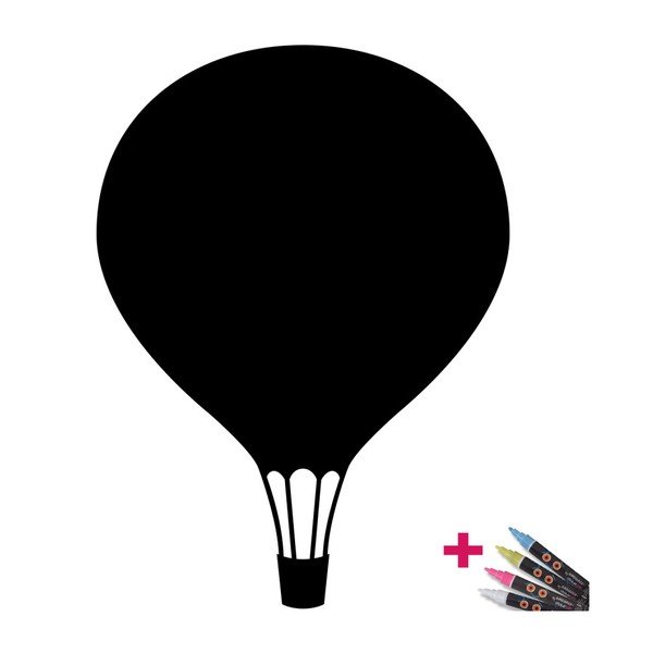 Tabuľová samolepka so 4 tekutými kriedami Fanastick Balloon-image-2