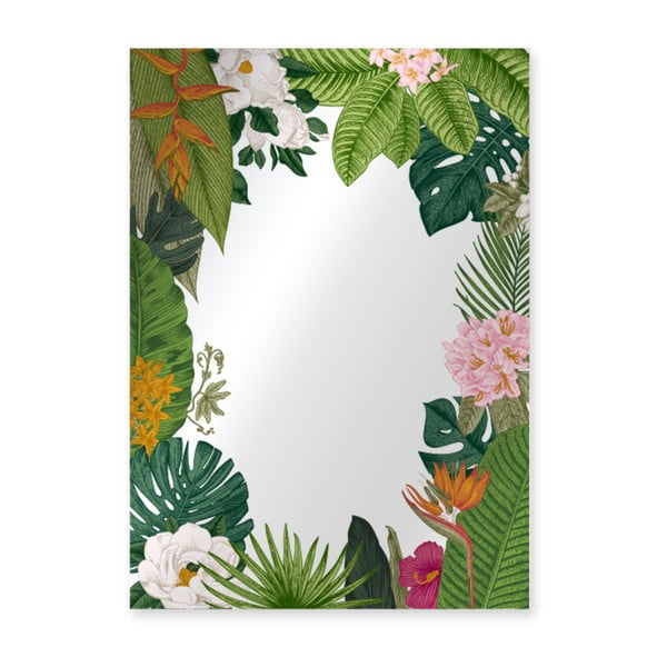 Nástenné zrkadlo Surdic Espejo Decorado Tropical Frame, 50 × 70 cm