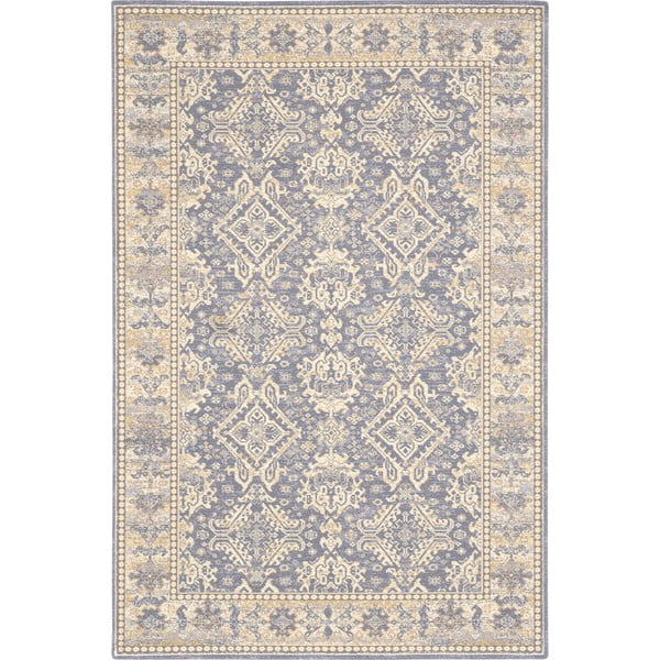 Sivý vlnený koberec 100x180 cm Carol – Agnella