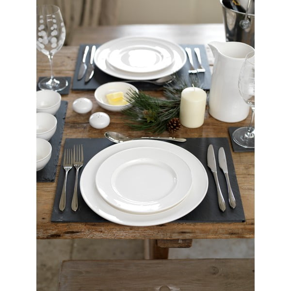 Biely porcelánový tanier Mikasa Ridget, ø 22 cm-image-4