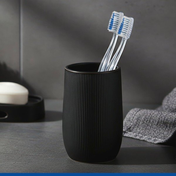 Zelený keramický téglik na zubné kefky Fablo – Wenko-image-1