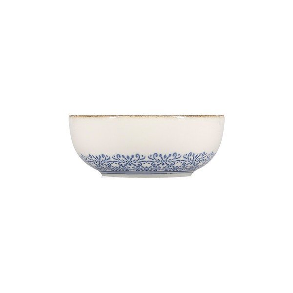 Biela/modrá porcelánová polievková miska 710 ml Azul – BonBistro-image-3