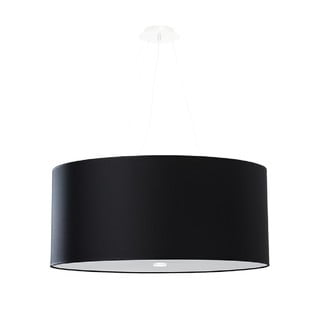 Čierne závesné svietidlo so skleneným tienidlom ø 60 cm Volta - Nice Lamps