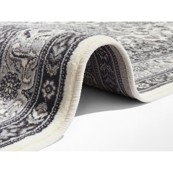 Krémovo-sivý behúň Nouristan Parun Tabriz, 80 x 250 cm-image-1