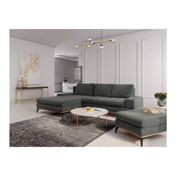 Tmavosivý puf Windsor & Co Sofas Planet-image-3