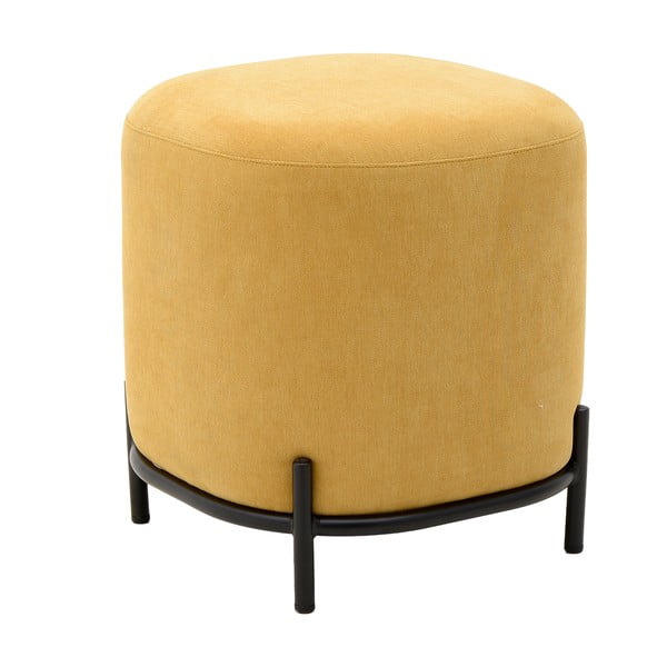 Žltá stolička InArt Metallic, ⌀ 42 cm