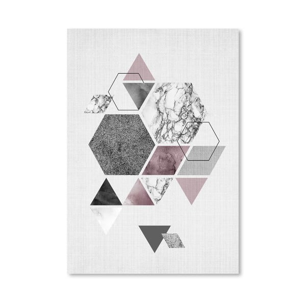 Plagát Geometric Hexagons