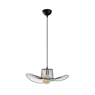 Čierne závesné svietidlo Opviq lights Tel Hat, ø 50 cm