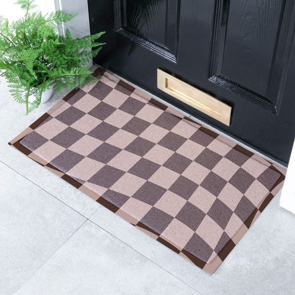 Rohožka z PVC 40x70 cm Checkerboard – Artsy Doormats-image-1
