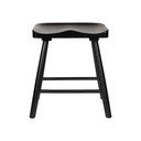 Čierna stolička z dubového dreva Vander – White Label