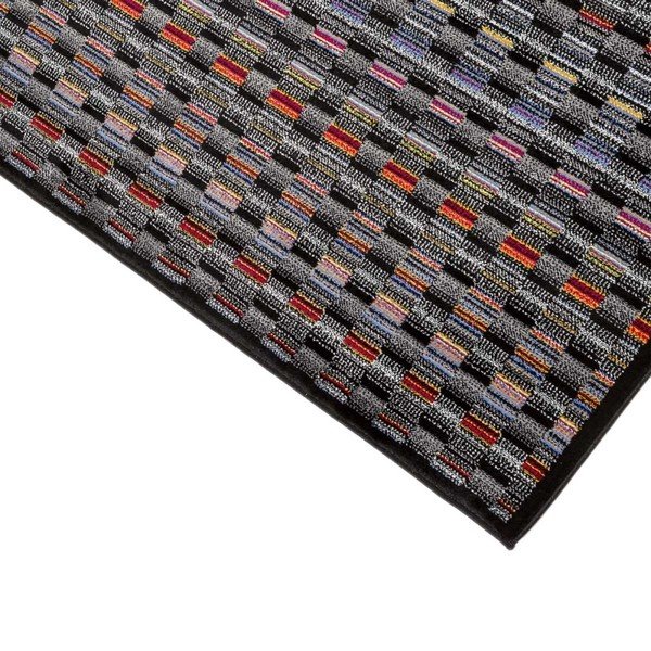 Sivý vysokoodolný koberec Floorita Optical Duro, 117 x 170 cm-image-2