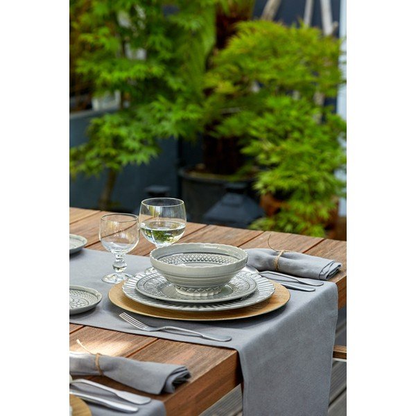 Sivá kameninová miska Costa Nova Cristal, ⌀ 18 cm-image-2