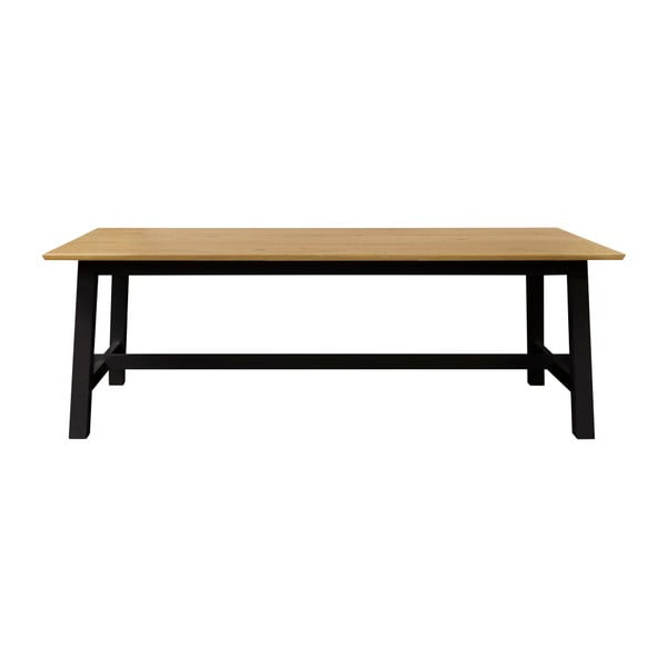 Hnedo-čierny jedálenský stôl Actona Elli