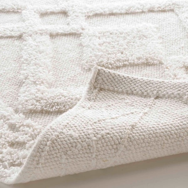 Biela kúpeľňová predložka 50x80 cm Gladis – douceur d'intérieur-image-3