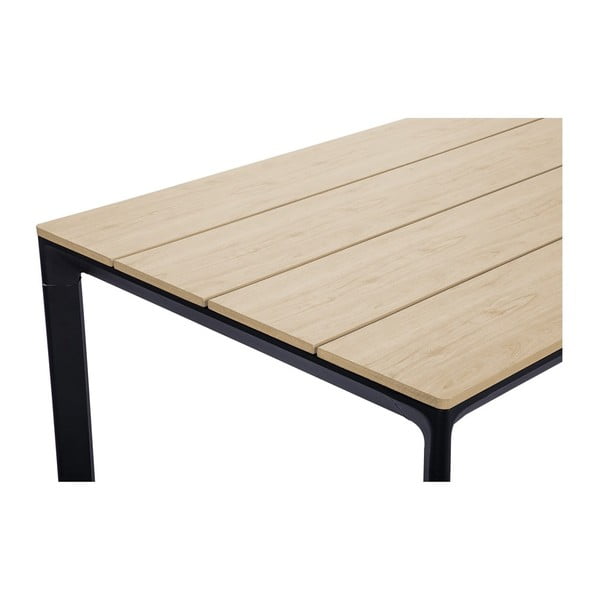 Súprava 4 čiernych jedálenských stoličiek Kai a prírodného stola Thor - Bonami Essentials-image-4