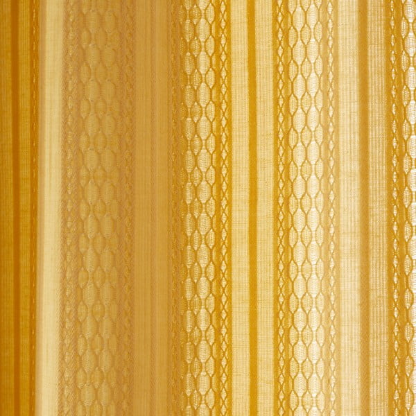 Žltá záclona 140x229 cm Zofia Broderie Anglaise – Pineapple Elephant-image-1