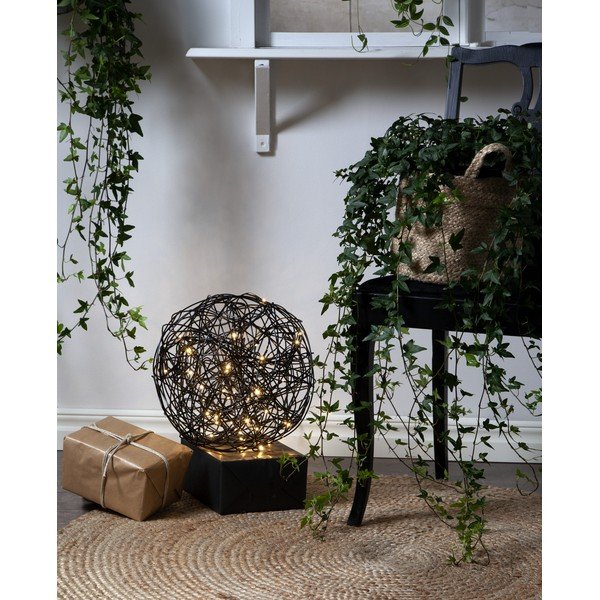 Antikoro vonkajšia svetelná LED dekorácia Star Trading Dark Trassel, ø 30 cm-image-1