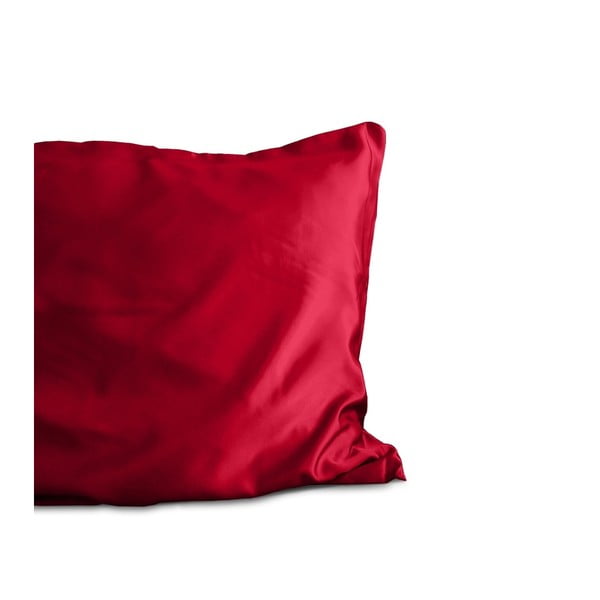 Červená obliečka na vankúš z mikroperkálu Sleeptime Skin Care, 60 x 70 cm