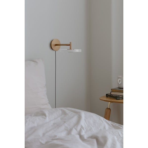 Krémovobiele LED nástenné svietidlo so stmievačom ø 15 cm Asteria Wall Short – UMAGE-image-1