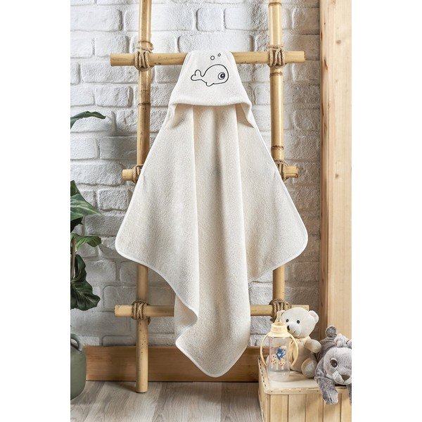 Béžová detská osuška z bambusu a bavlny Mila - Lydia&Co-image-3