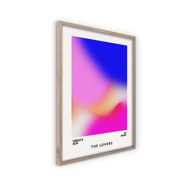 Tlačený obraz s rámom 50x70 cm Love Flow – Styler-image-4