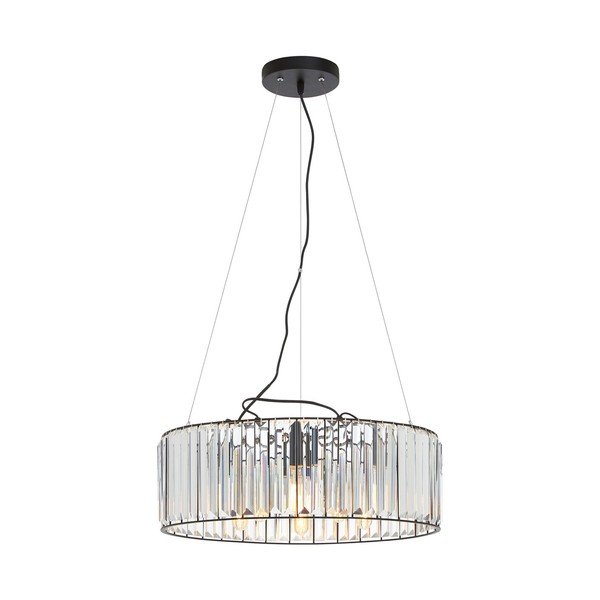Závesné svietidlo so skleneným tienidlom ø 50 cm Akiko – Premier Housewares-image-1