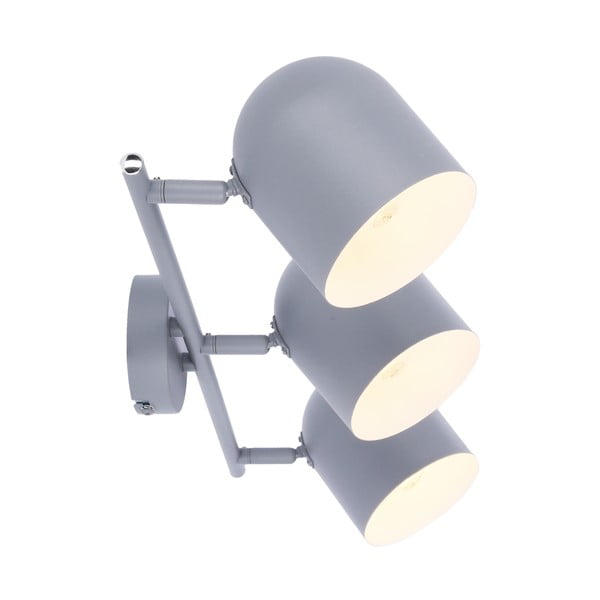 Svetlomodré stropné svietidlo s kovovým tienidlom 55x10 cm Azuro – Candellux Lighting-image-4