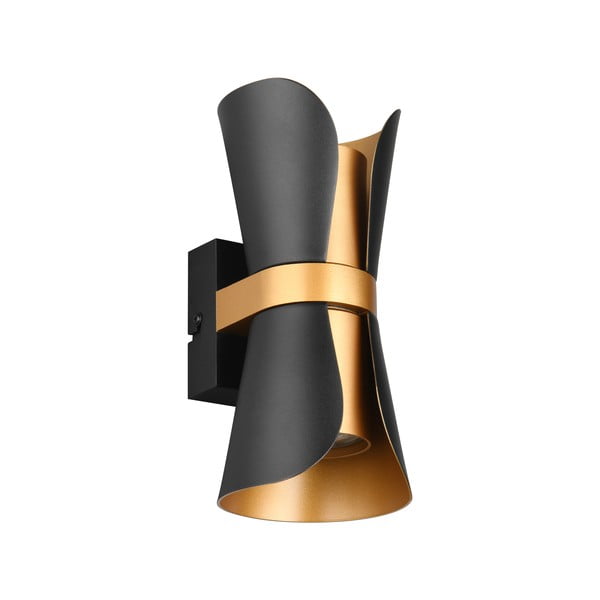 Nástenné svietidlo v čierno-bronzovej farbe Coat – Trio-image-2