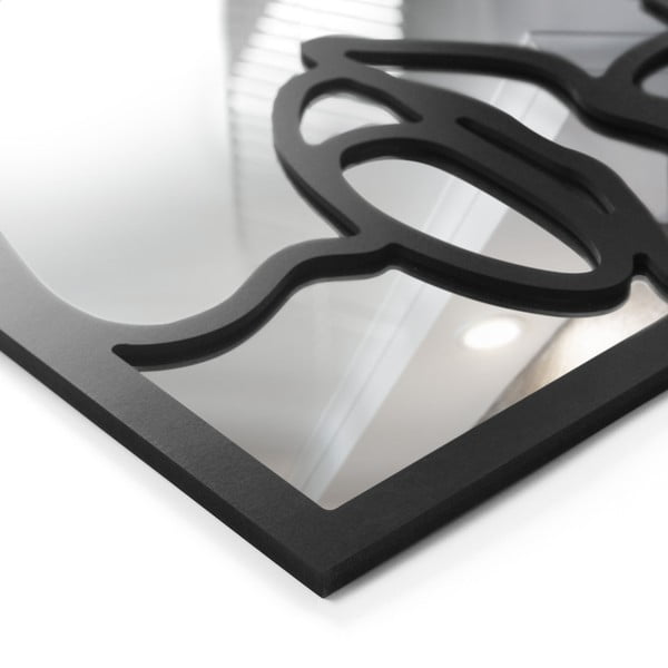 Nástenné zrkadlo 50x50 cm Rosa - Styler-image-4