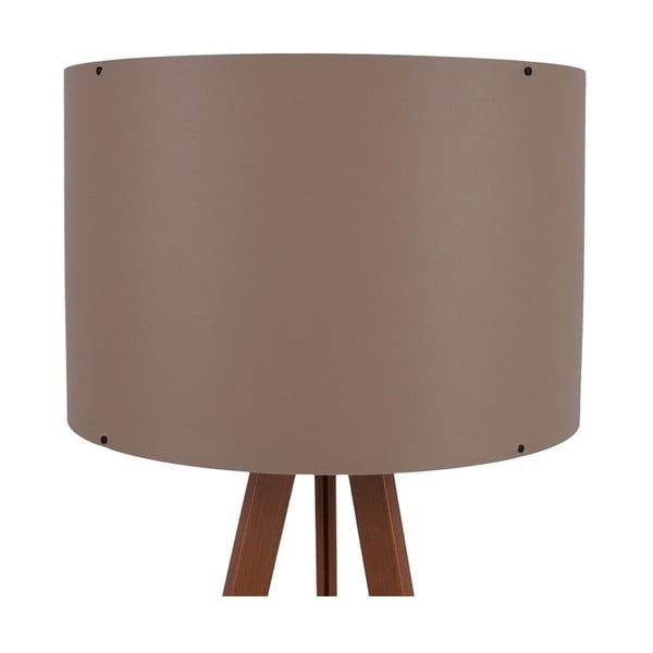 Stojacia lampa s hnedým tienidlom Aiden-image-2