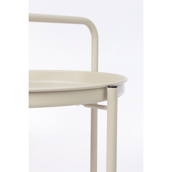 Oceľový servírovací stolík na kolieskach ø 44,5 cm Austin – Yes Everyday-image-2