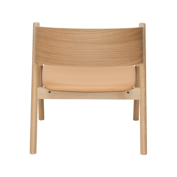 Svetlohnedé kreslo Oblique – Hübsch-image-3