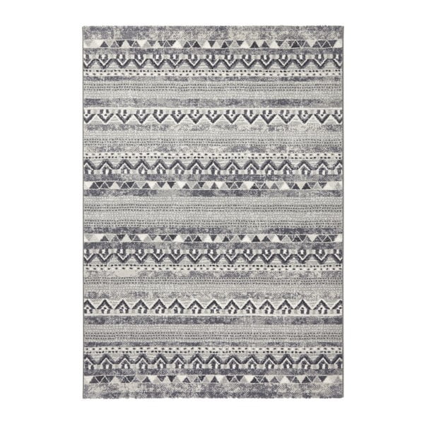Sivý koberec Schöngeist & Petersen Diamond Grain, 800x150 cm