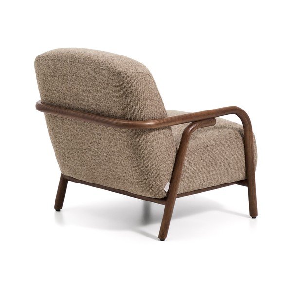 Taupe ženilkové kreslo Sylo – Kave Home-image-4