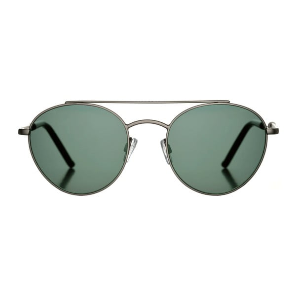 Strieborné slnečné okuliare so zelenými sklami Marshall Joey
