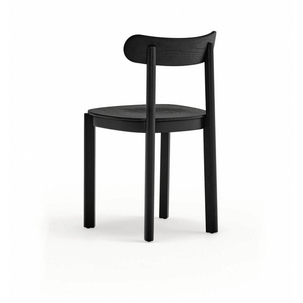 Čierna jedálenská stolička v dekore jaseňa Nara – Teulat-image-4