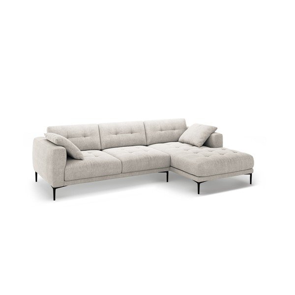 Béžová rohová pohovka (pravý roh/s leňoškou) Bemy – Micadoni -image-1