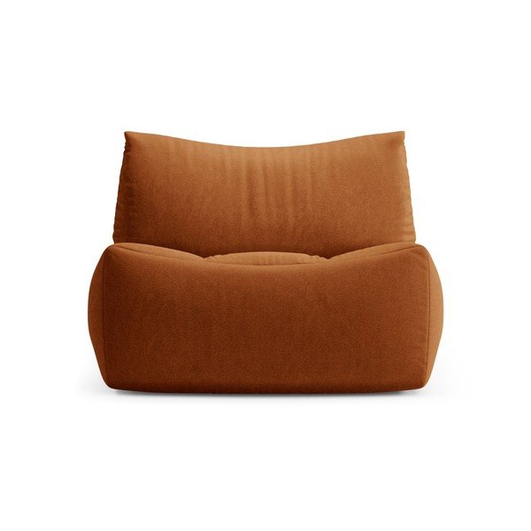 Oranžový zamatový vankúš na sedenie Tove – Micadoni -image-2