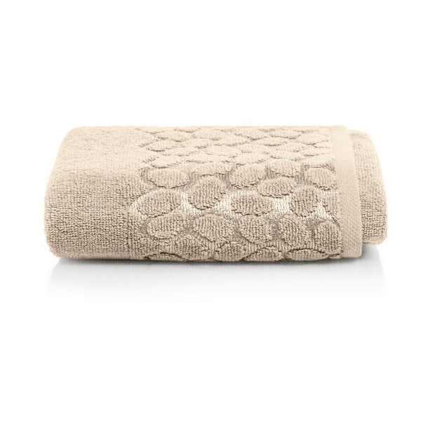 Hnedý bavlnený uterák Maison Carezza Ciampino, 50 × 90 cm