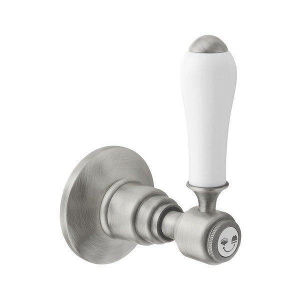 Podomietkový prepínač v matne striebornej farbe Antea – Sapho