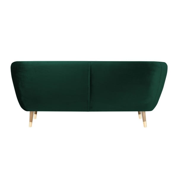Tmavozelená zamatová pohovka Mazzini Sofas Benito, 188 cm-image-4