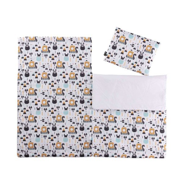 Detský spací vak Vikings - Yellow Tipi-image-2