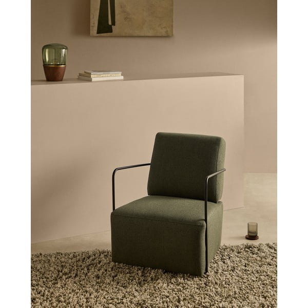 Zelené kreslo Gamer – Kave Home-image-1