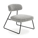 Čierno-biele kreslo Elon – Marckeric